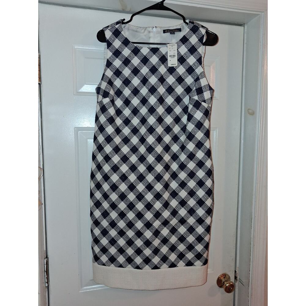 Brooks Brother's Dress Gingham Weave Checkered Patterned Womens 8 NWT - Picture 4 of 6